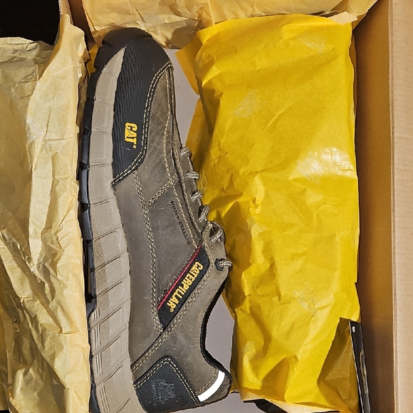 Caterpillar Men\'s Streamline Leather Shoes - Dark Gray main image 2